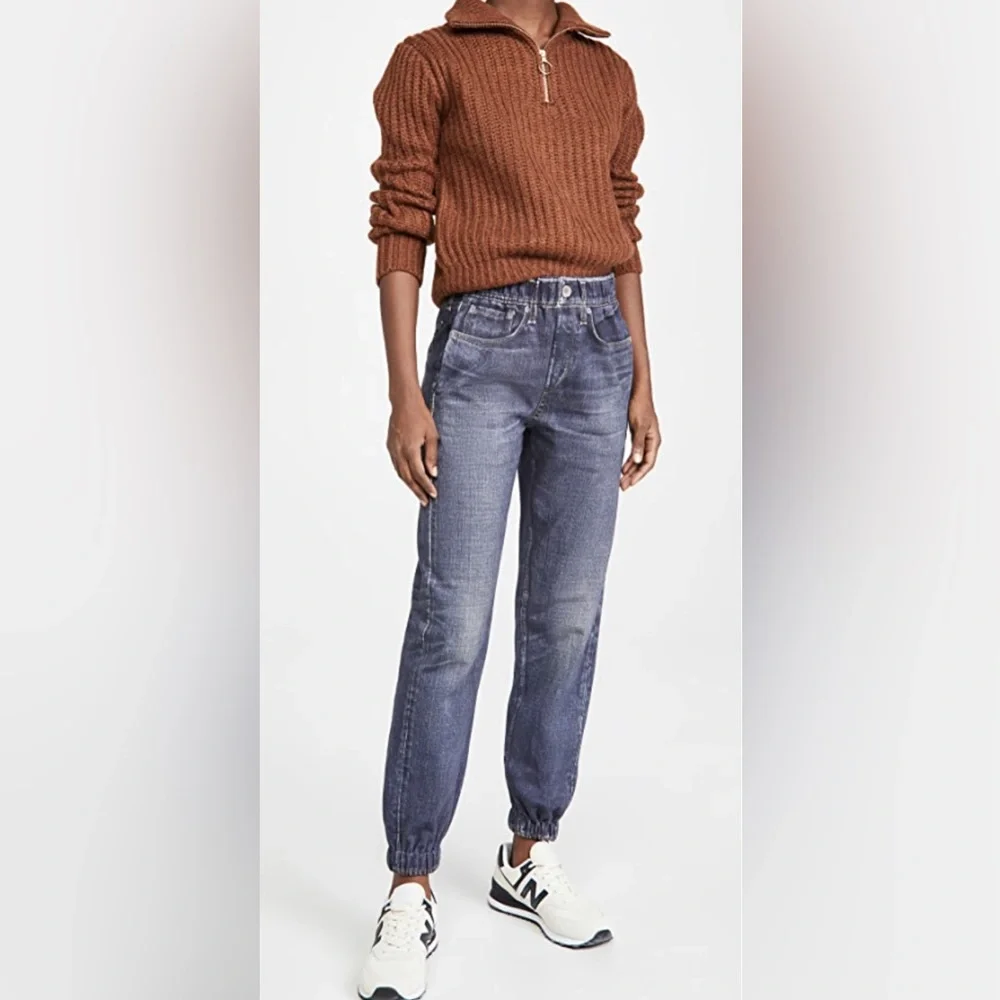 Rag and Bone Miramar Joggers XS Merest Blue New $225 - Picture 1 of 7